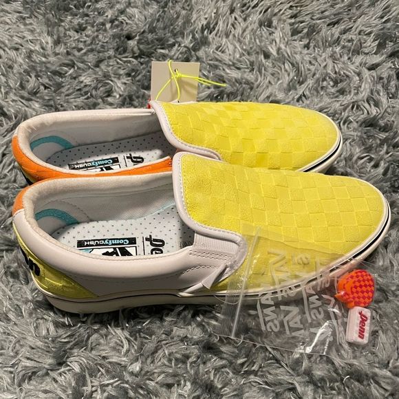 Vans Unisex Tennis Ball Brand Penn Comfycush Slip-On - Picture 3 of 7